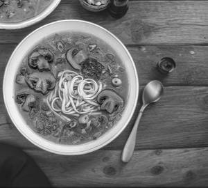 Veg mushroom soup