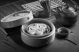 Cream Cheese Dim Sum With Chilli Oil