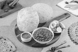 Wheat Chole Bhature