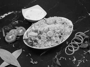 Prawns Hyderabadi Biryani
