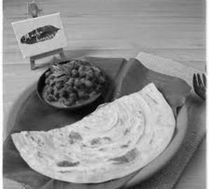 3 Porotta + Kadala Curry (Chana)