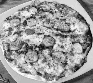Bbq grill chicken sausage pizza 8inc