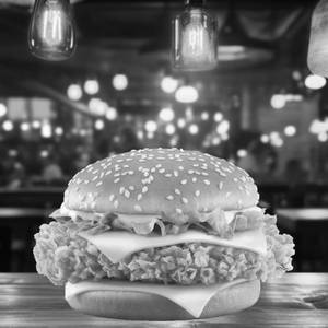Veg Kurkure Momo Burger