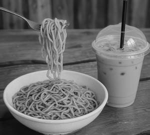 Vegetable Maggie +Cold Coffee