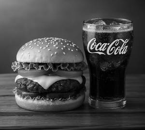Cheese Burger +Coke