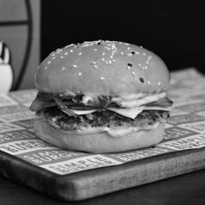 Bacon Lamb Smash Burger