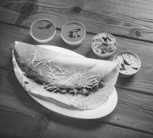 Cheese butter masala dosa