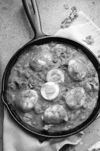 Egg boiled tomato 