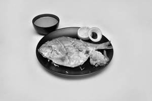 Pomfret Steamed Roast