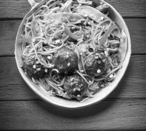 Noodles with manchurian