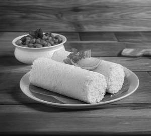 2 puttu + egg curry