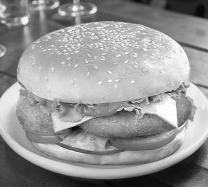 Veg Tikki Cheese Burger