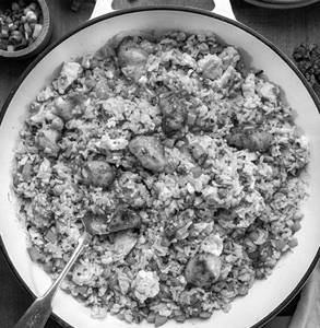 Chicken fried rice  [fried rice]