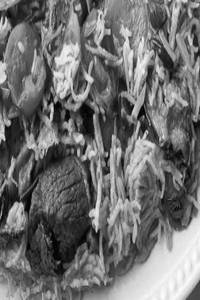 Maqluba Lebanese -lamb