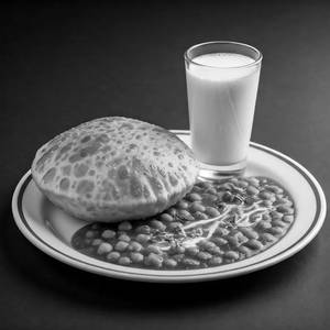 Chole Bhature (2 Bhature)( Pack Of 4)