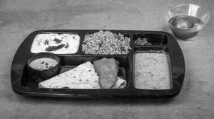 Poori - Veg Kurma+ Bajji + Rice Bath + Curd Rice + Pickle+gulab Jamoon(1pcs)