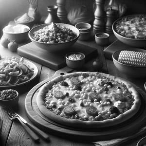 Corn mania pizza