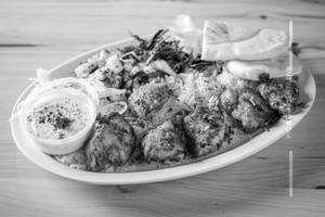Chicken kebab platter