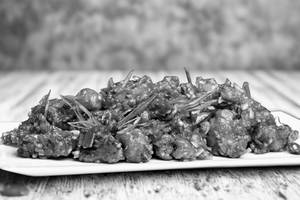 Mushroom Manchurian Dry