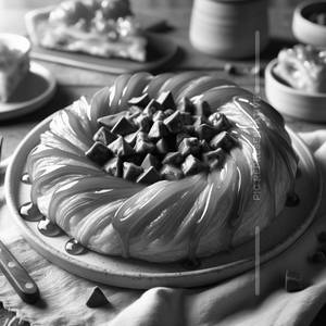 Caramel White Choco Chip Pastry