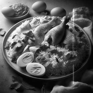 Chicken Biryani with Egg
