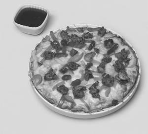 Tandoori chicken pizza