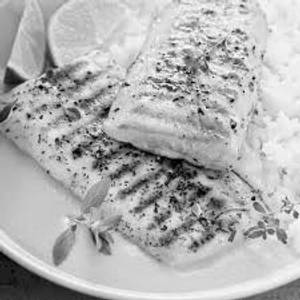 Grilled Fish With Lemon Butter Sauce
