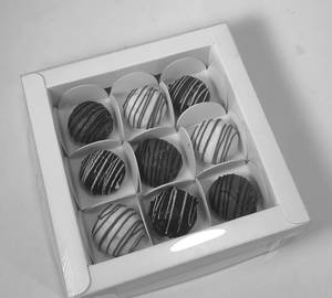 Box of 9 Cake Truffles
