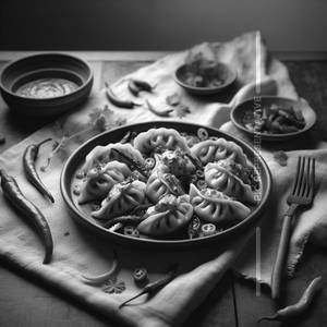 Chicken Chilli Momos [10 Pieces]