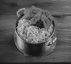 Biryani Rice (500Ml) With Chicken Kasha (1Pcs)