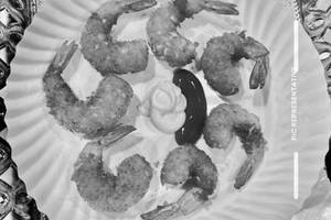 Golden fried prawns 6 pieces