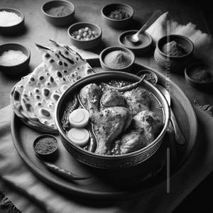 1 Chicken Handi + 1 Butter Roti