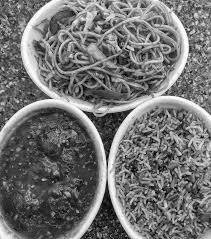 Manchurian Noodles with Tripple Rice