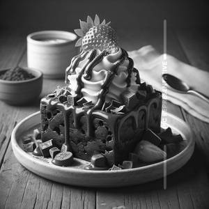Hot Chocolate Brownie Sundae