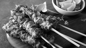 Peanut Chicken Kebabs