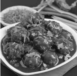Veg manchurian  gravy