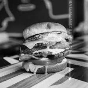 Non Spicy Egg Burger (With Double Beef Patty)