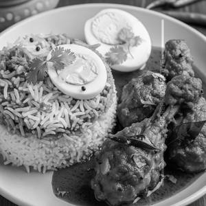 Egg Biryani + Chettinad Chicken Combo