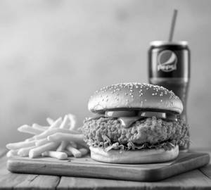Crispy Chicken Burger Meal