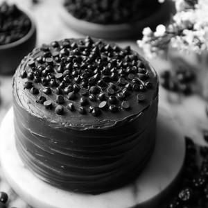 Chocolate Mini Birthday Cake (Bento Cake)
