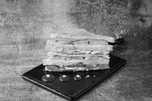 Vegetable Club Sandwich