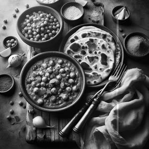 2 Aloo Naan With Chana