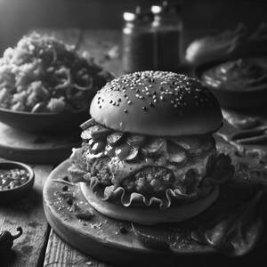 Spicy Veg Burger