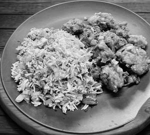 Fried Rice Gobi Manjuriyan Combo