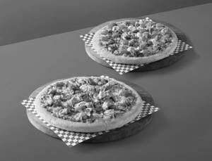 1 Murg Malai Chicken MED Pizza + 1 Chicken Tikka MED