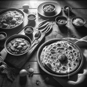 1 Gobhi Paratha + 1 Aloo Paratha + Curd                                                               