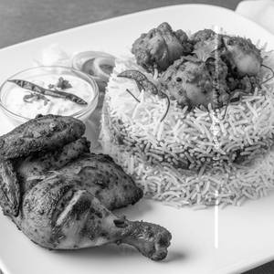 Chicken Biryani -500gms+grilled chicken half
