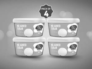 No Added Sugar Vanilla Ice Cream [100ml x 4]