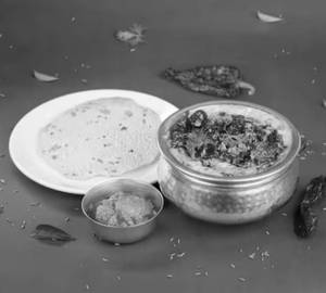 Arhar dal fry + 4 roti