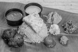 Pothichoru With Chicken Fry